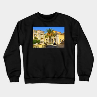 A View of Corfu Town, Greece Crewneck Sweatshirt